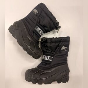 Sorel Kids Black Durable Sole Footwear size 9